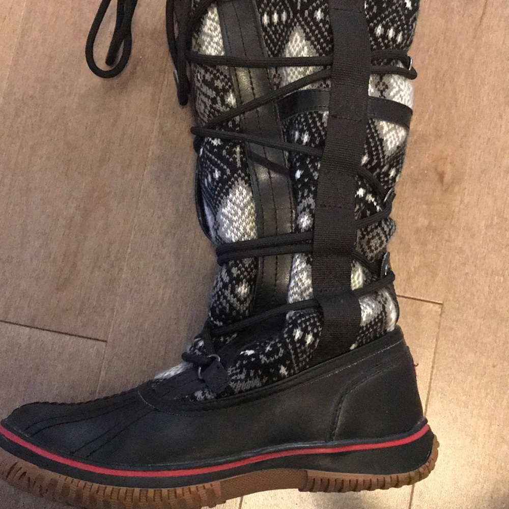 Pajar Crosby Leather Wool Lace Up Boot 38 (7-7.5)